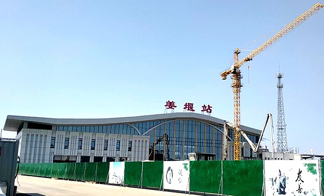寧啟鐵路姜堰站電動(dòng)排煙窗工程完工
